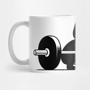 Feline Deadlift Whiz Mug